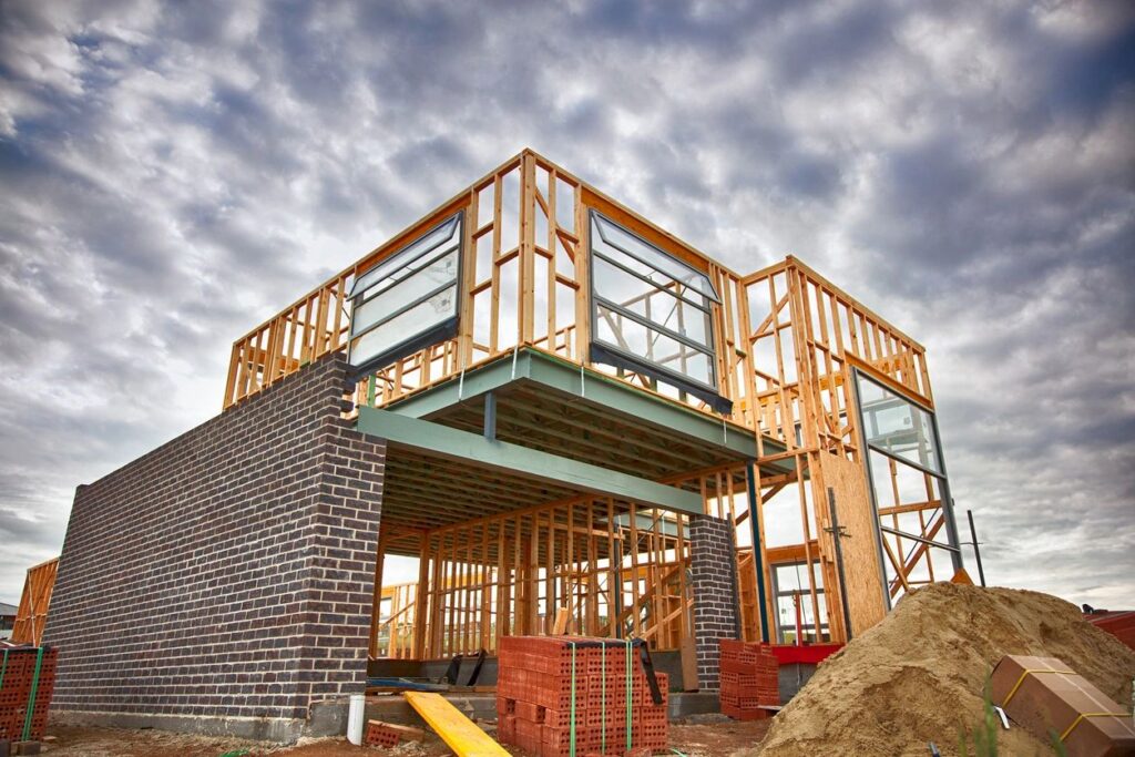 newly constructed home